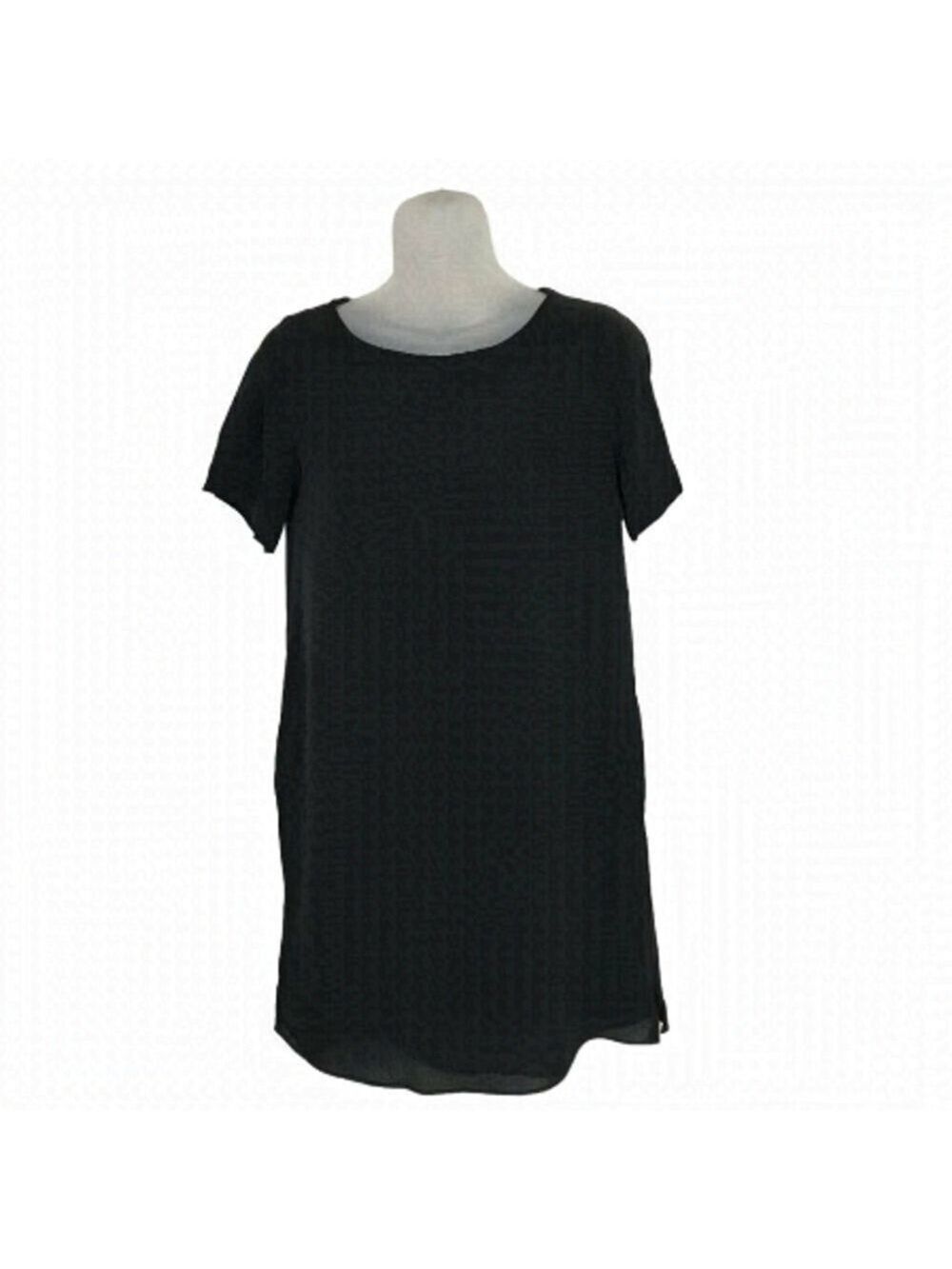 Wilfred Black  100% Silk Dress Size XS